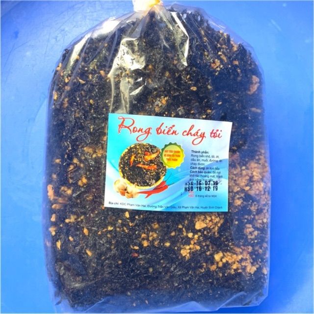 [Mã 267FMCGSALE giảm 8% đơn 500K] 🍃RONG BIỂN CHÁY TỎI LON 150GR🍃 | BigBuy360 - bigbuy360.vn