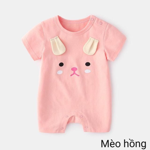 Sỉ lố 100b body đùi cotton hình thú xinh xắn ri4 (4-14kg)