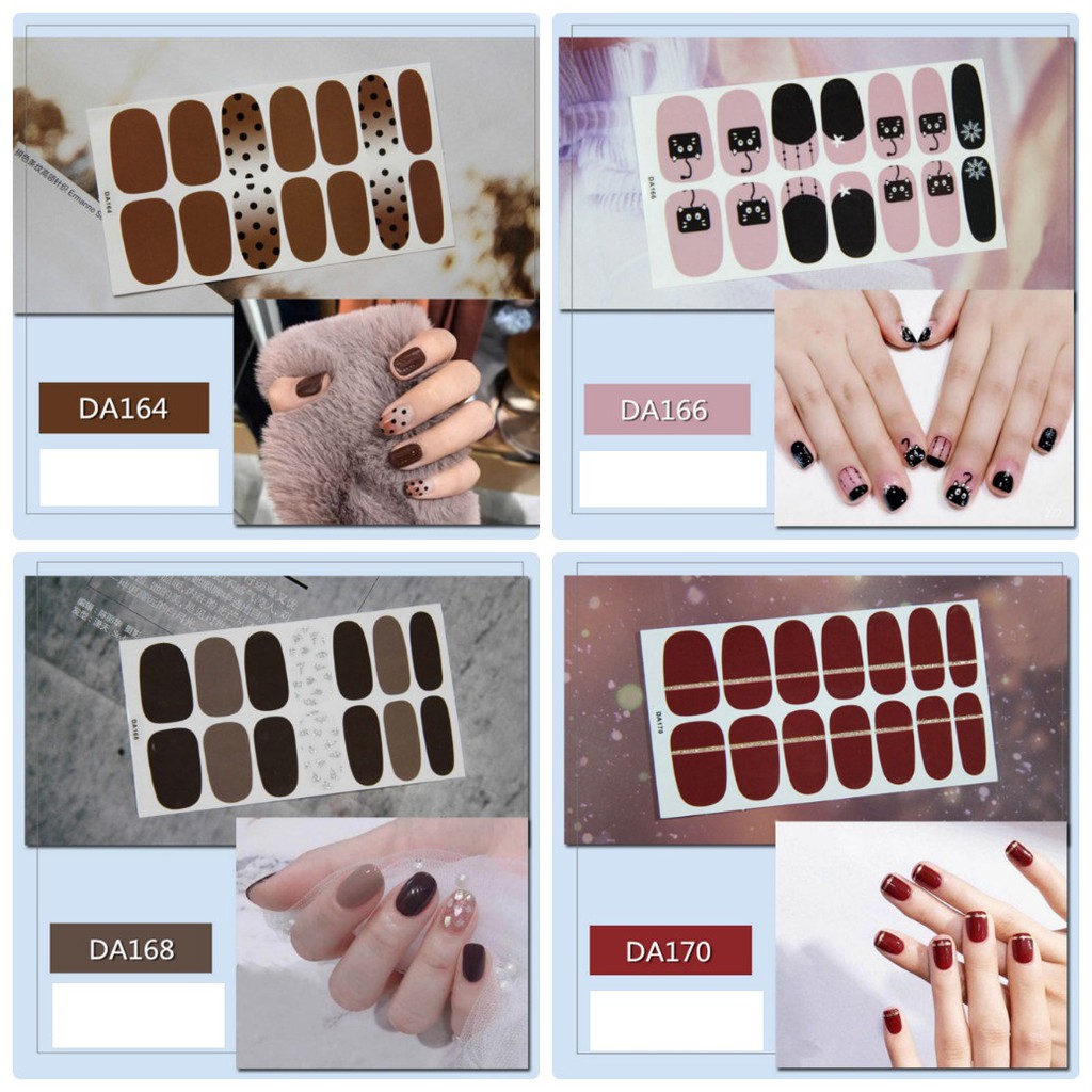 Sticker dán móng tay không thấm nước P3 - Nail Sticker