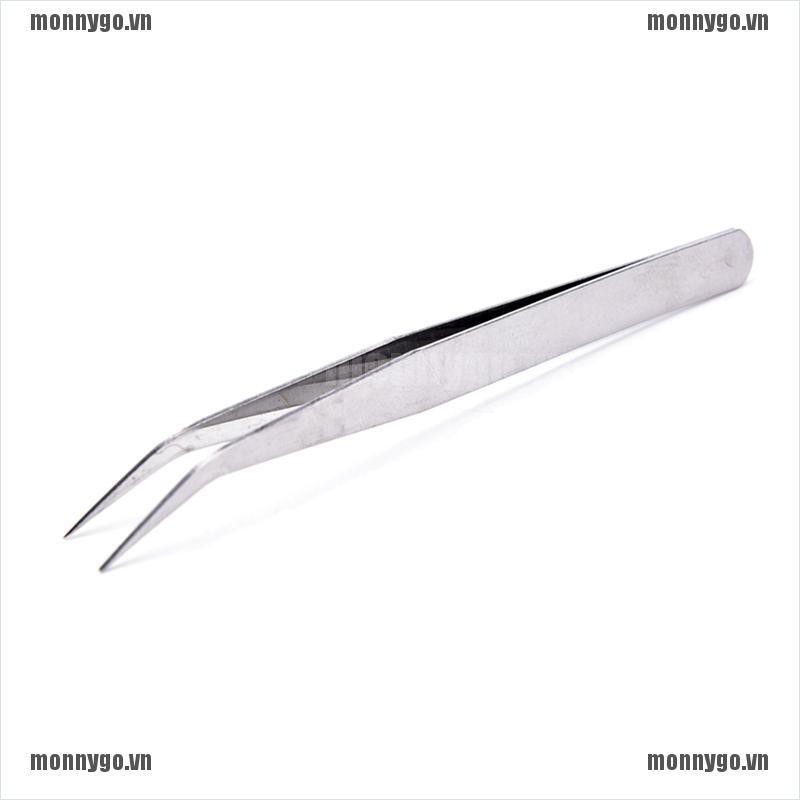 2 Nhíp Gắp Đầu Cong / Thẳng Bằng Thép Không Gỉ