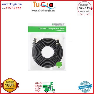 Dây mạng 2 đầu đúc cat6 utp dây dẹt dài 2m ugreen nw104 11236 - hàng chính hãng