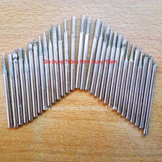 Mua Bộ đầu mài khắc đa năng phủ kim cương 20 - 30 chi tiết - phụ kiện máy khoan mài khắc mini cầm tay