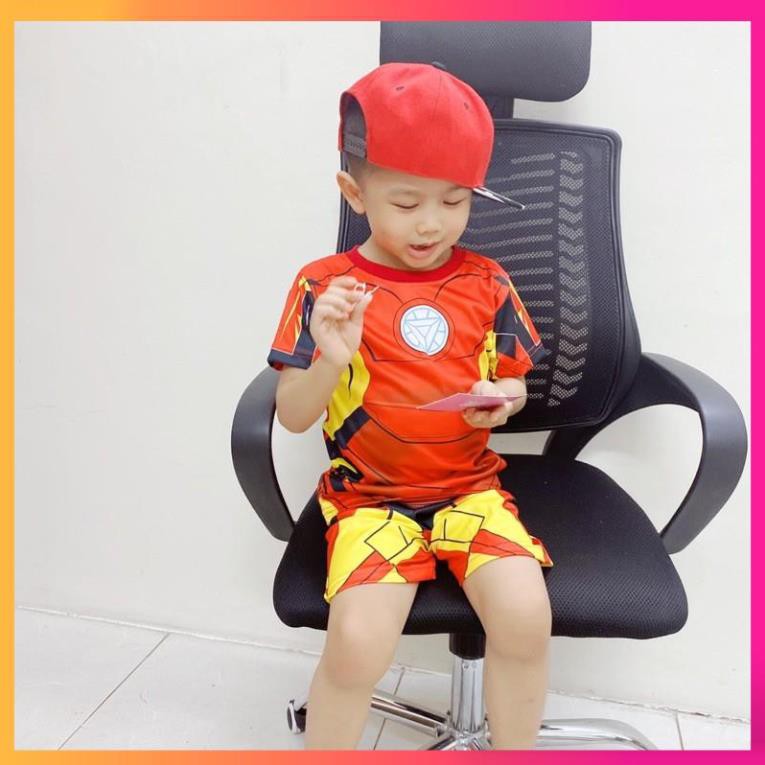 Bộ Siêu Nhân, Siêu Anh Hùng thun 3D ❤️Bộ Cộc Tay Bé Trai