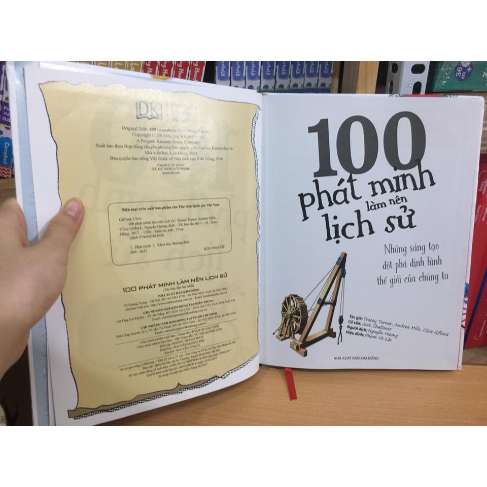Sách - 100 Phát Minh Làm Nên Lịch Sử nxb Kim Đồng