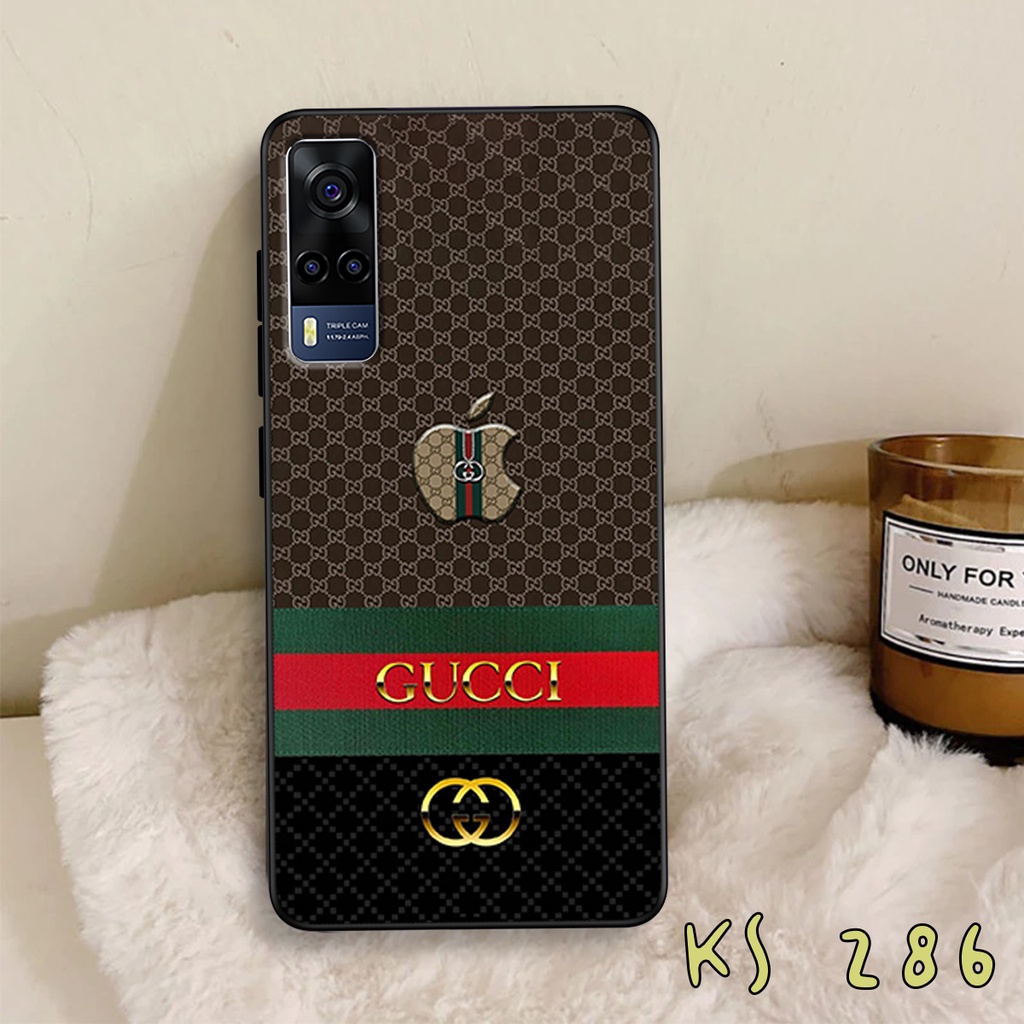 Ốp lưng Vivo Y72 5G - Y51 2020 - Y53s - Ốp lưng vivo in hình GÜÇÇÏ - lưng nhám viền TPU cao cấp