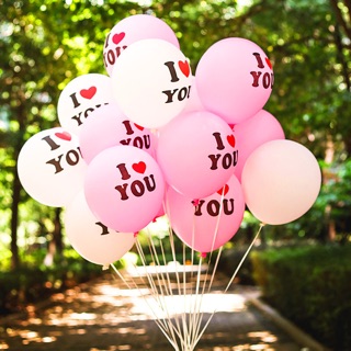Bóng in chữ i love you