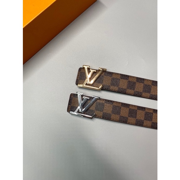 thắt lưng nam LV , dây lưng - mặt thắt lưng L.V chất liệu kim loại nguyên khối phủ bóng chống xước bản dây 110cm