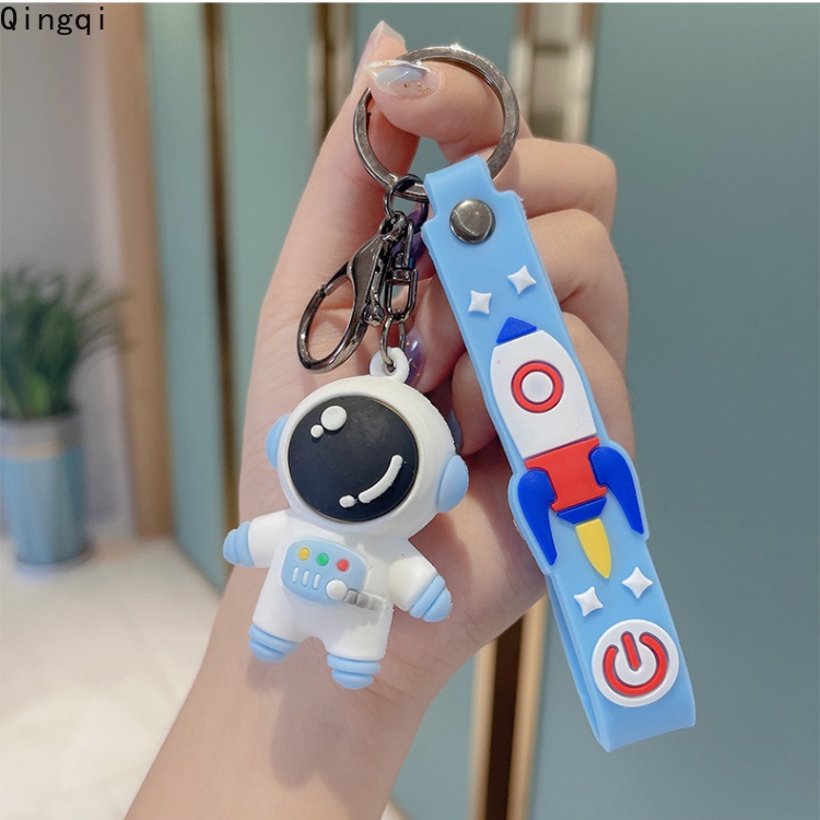 Móc khóa Miss Zoe hình phi hành gia vũ trụ nhiều màu dễ thương DIY