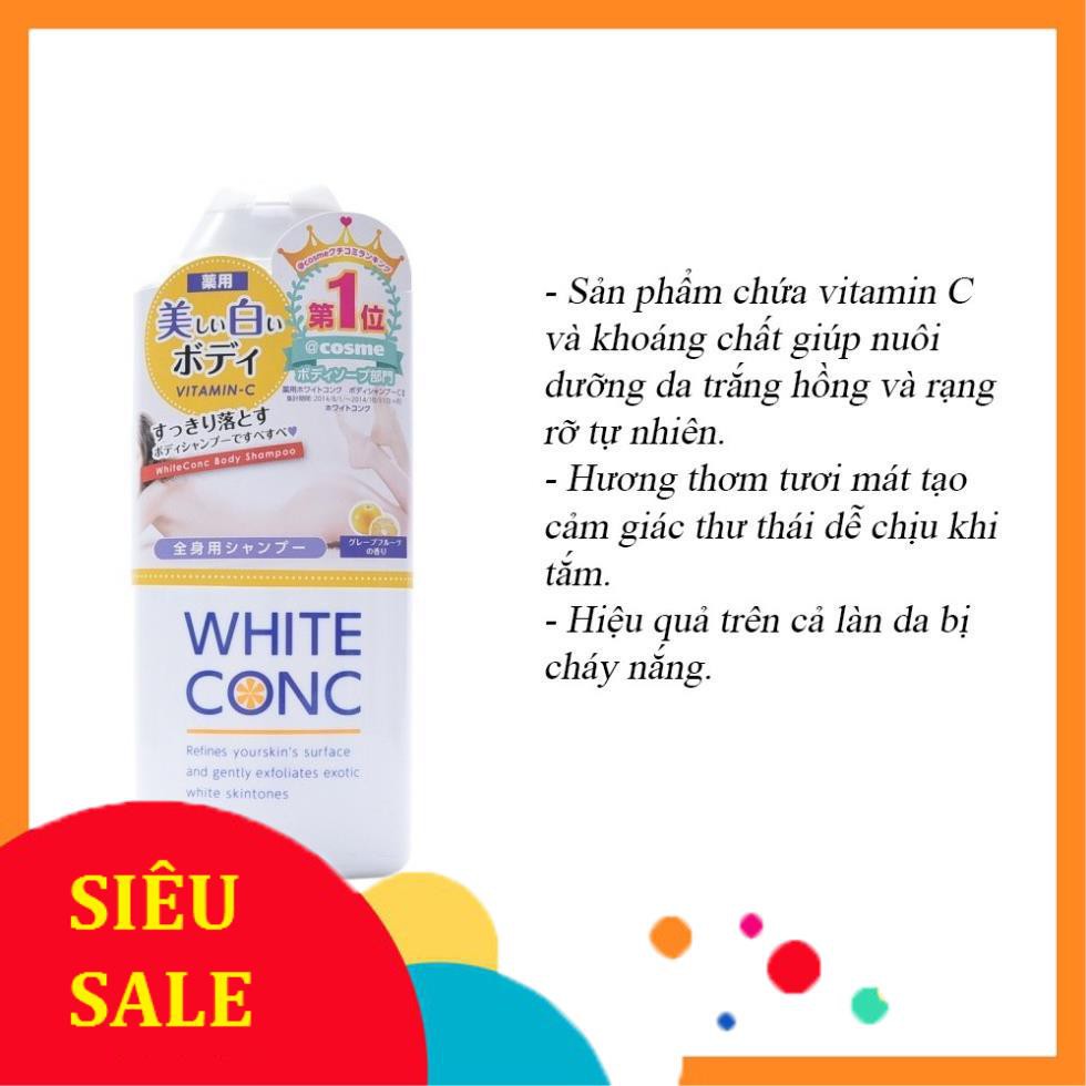 Sữa tắm trắng da White Conc Body Vitamin C 360ml