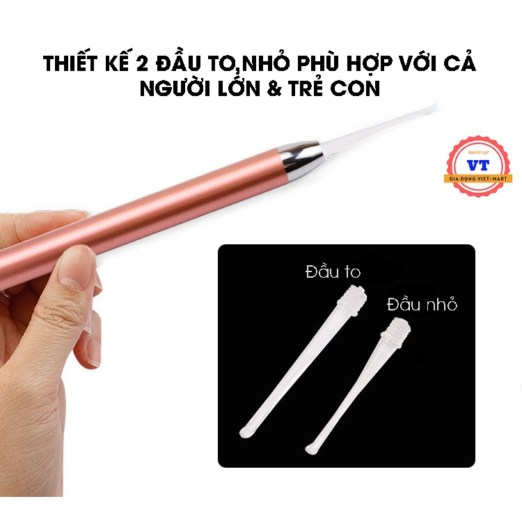 Bộ lấy ráy tai có đèn cho bé an toàn, hiệu quả