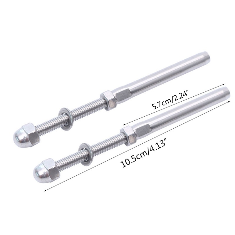 Set 20 Phụ Kiện Nối Dây Cáp T-316 Bằng Thép Không Gỉ Cho Cầu Thang