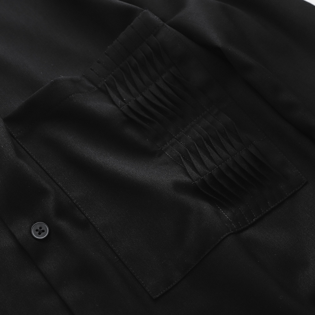 Áo Sơ Mi Nam Tay Dài Trắng Đen INF , Chất Vải Cotton Cao Cấp, SM005538, SOMEHOW