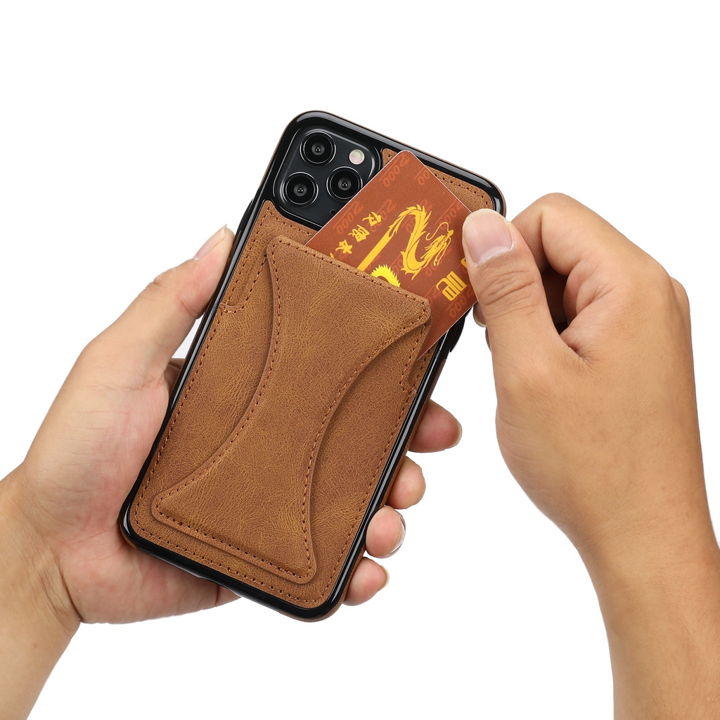 Bao Da Điện Thoại Có Ngăn Đựng Thẻ Cho iphone 14 15 pro max 14 plus Ốp