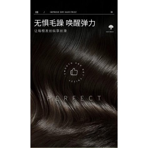 Túi hấp/ ủ/ xả dưỡng tóc Oliu mềm mượt 400g