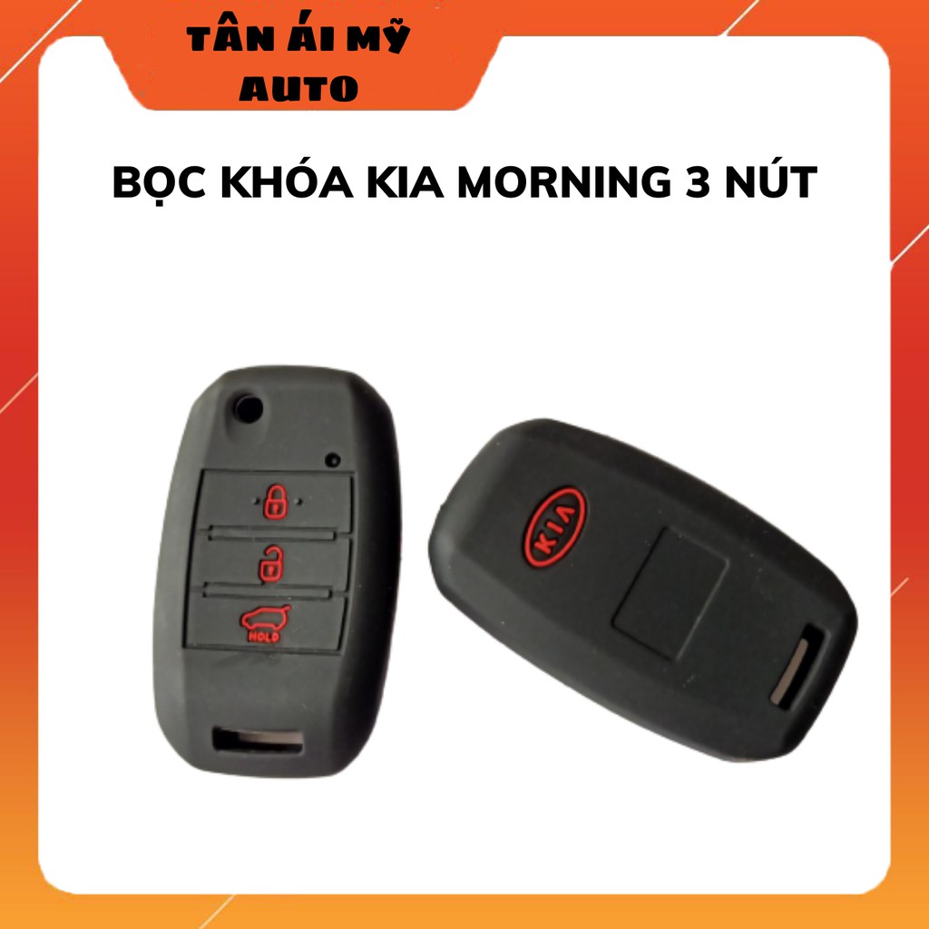 Bọc khóa xe Kia Morning, bọc khóa silicon không thấm nước