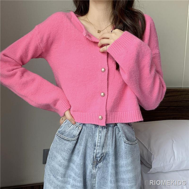 ✨6 màu ✨ Áo len cardigan len đan mềm đa chức năng dài tay giữ ấm