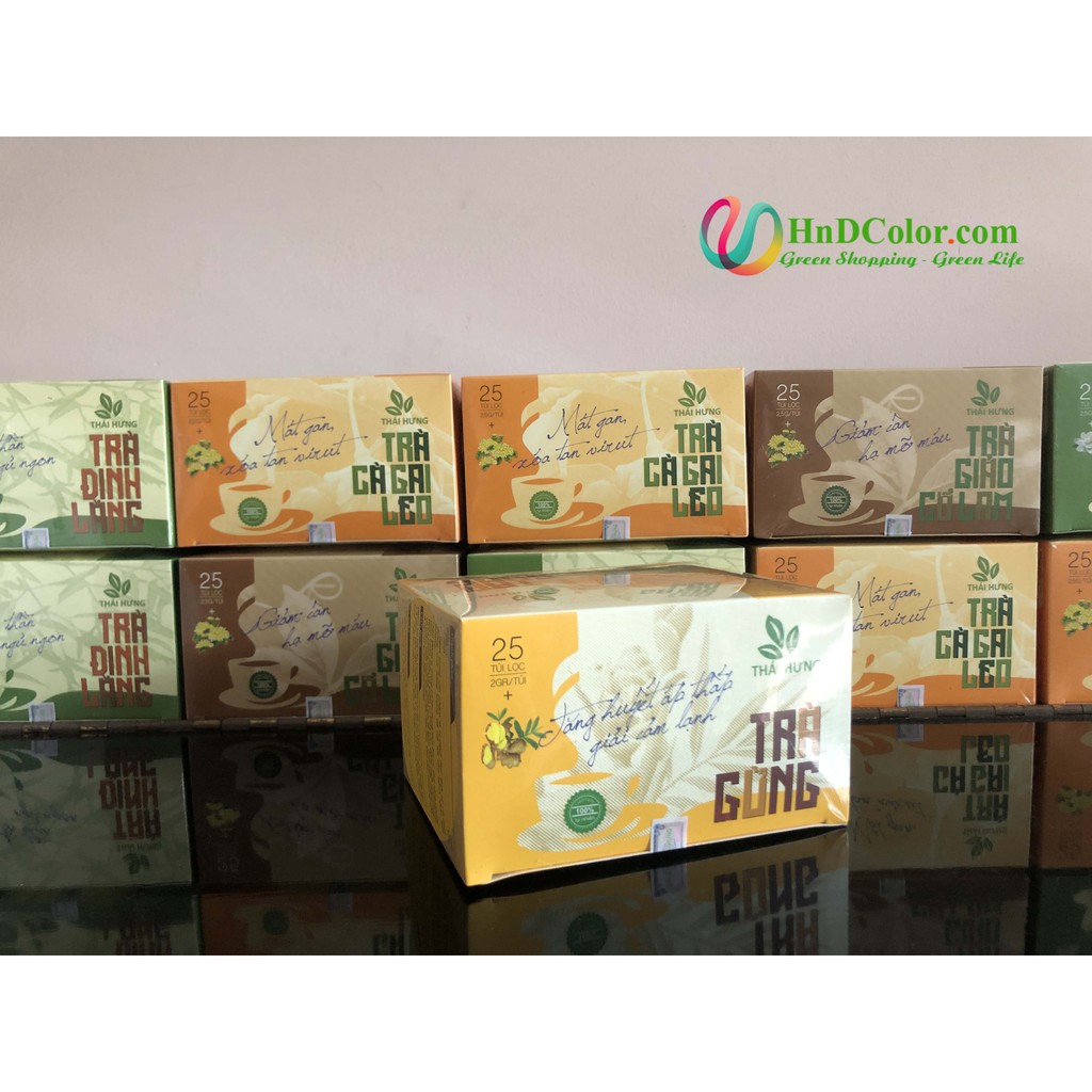 [CHÍNH HÃNG] Trà Gừng Thái Hưng (trà thảo dược, 100% tự nhiên, hộp cao cấp) - làm ấm cơ thể, tăng cường tuần hoàn máu | BigBuy360 - bigbuy360.vn