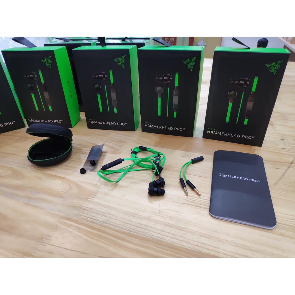 Tai nghe Razer Hammerhead Pro V2  Mới 100% Fullbox hàng chất lượng