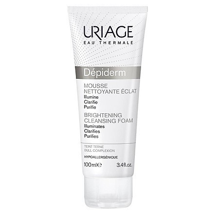Uriage Sữa Rửa Mặt Sáng Da Depiderm Mousse Nettoyante Cleansing Foam 100ML