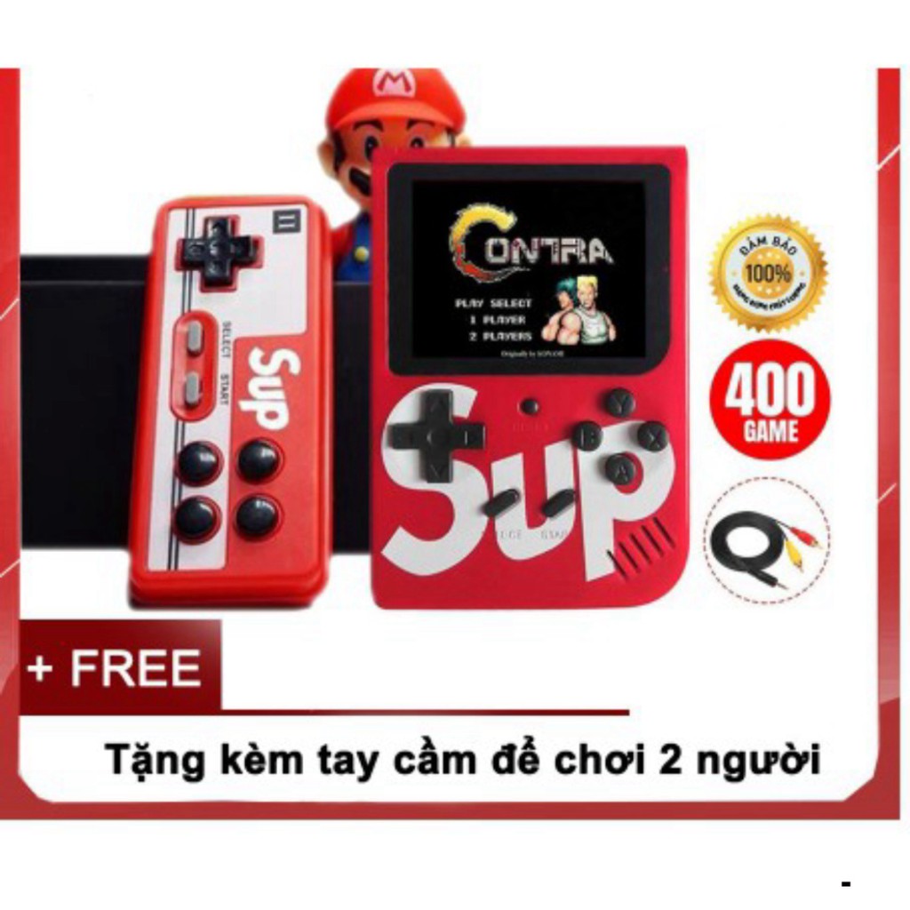 Máy Chơi Game SUP 400 trò chơi [TẶNG KÈM TAY CHƠI GAME], SUP400 Cầm Tay G1 Plus 400 In 1 - HƠN 400 T