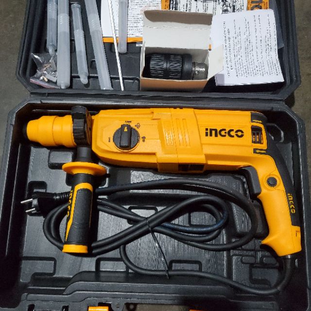 Máy khoan búa ingco 3 chức năng 800w hàng chính hãng RGH9018-2
