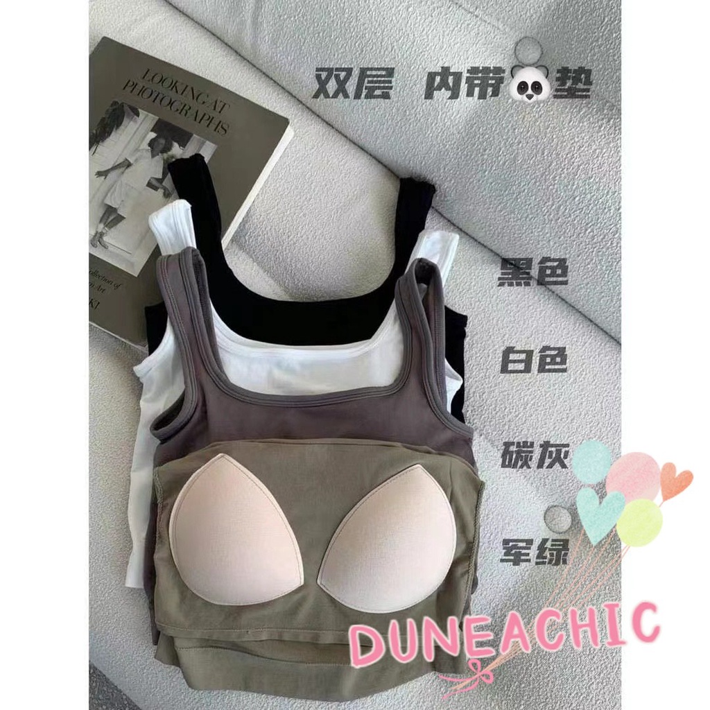 Áo Tank Top Cổ Vuông Hở Lưng Quyến Rũ Cho Nữ