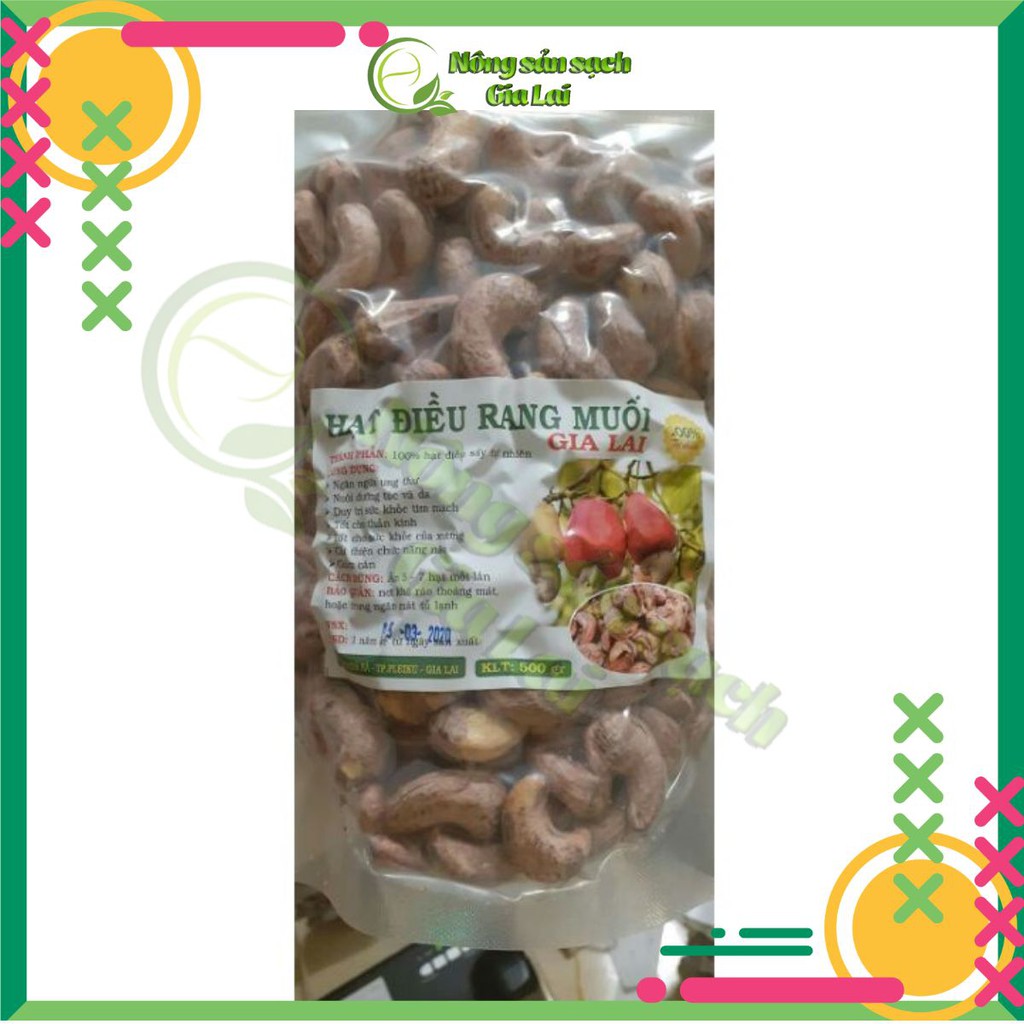 Hạt điều rang muối hạt lớn loại 1, hạt đều, không bị sâu, giòn rụm, chính gốc hạt điều Gia Lai | BigBuy360 - bigbuy360.vn