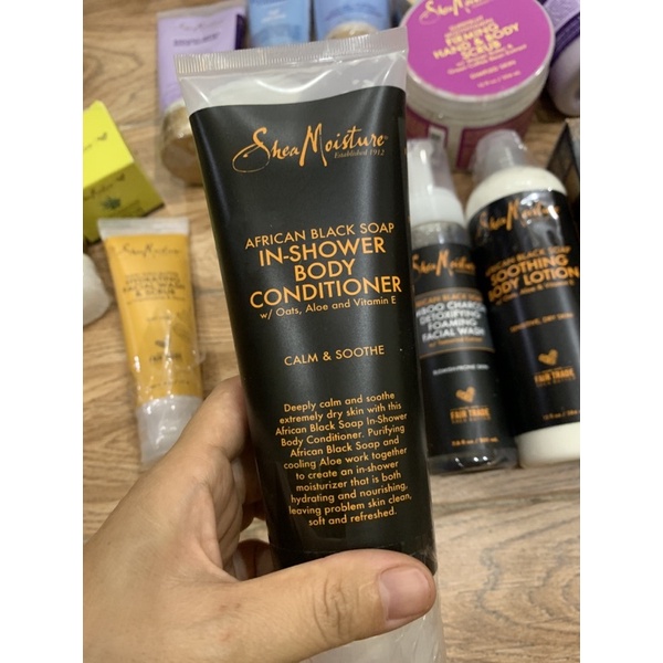 tổng hợp sản phẩm xà phòng đen Shea Moisture