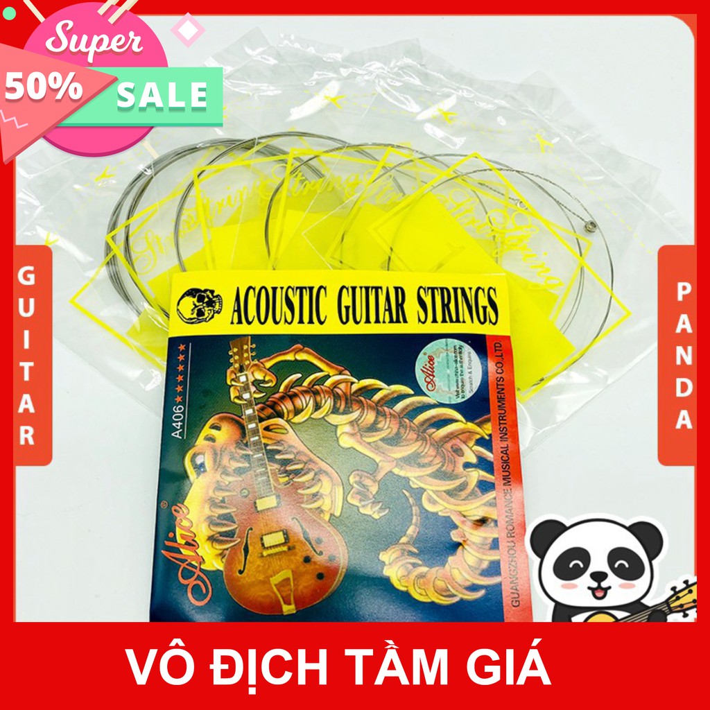 Dây Đàn Guitar Acoustic Alice 436 (Alice AW436), Alice 432 (Alice AW432), Alice 406 (Alice A406)