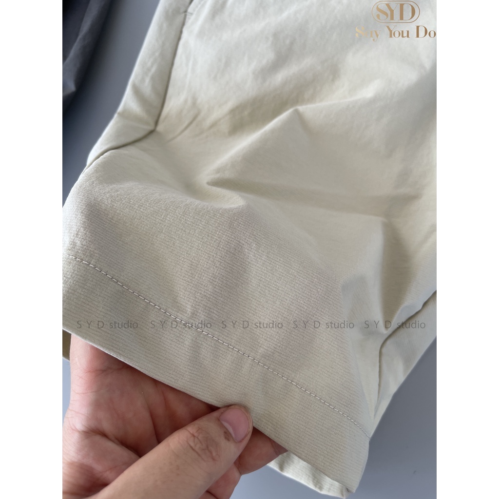 Quần Short nam CASUAL vải Kaki Wind cao cấp, trẻ trung, lịch lãm, chuẩn form - SYD