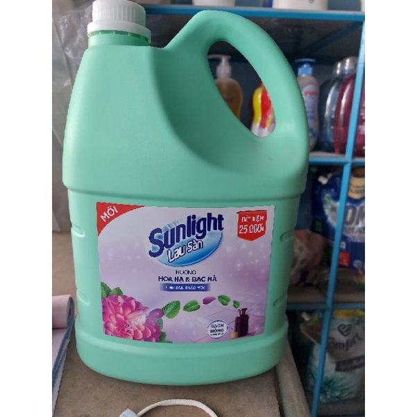 Lau sàn Sunlight hương Hoa hạ và bạc hà 3,8kg
