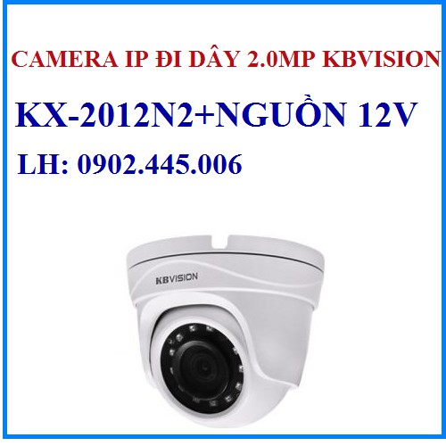 CAMERA DOME IP ĐI DÂY KX-2012N2+NGUỒN