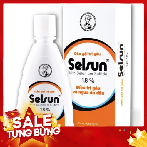 Dầu gội gàu Selsun 1,8% 100ml sạch gàu với SELSUN 1.8%