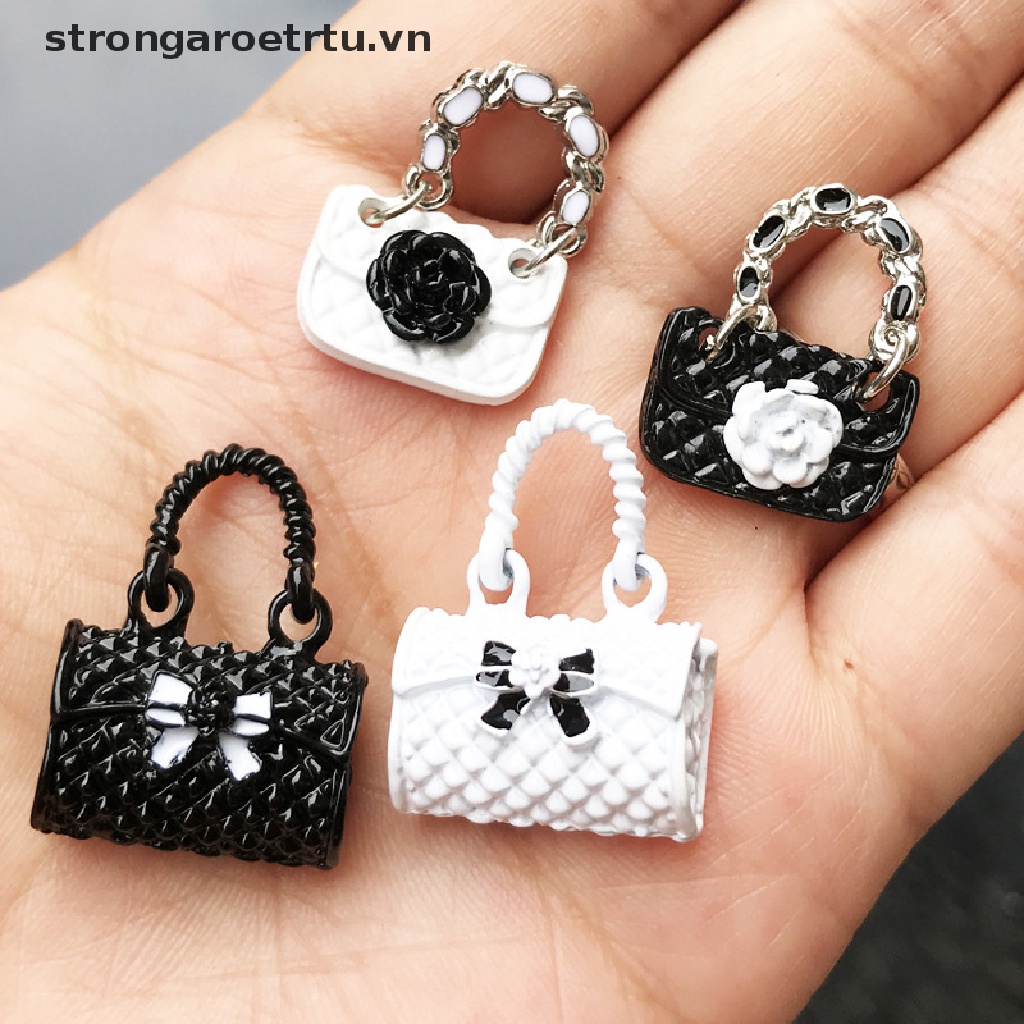 Mô hình túi xách mini 1:12 dùng trang trí nhà búp bê dễ thương