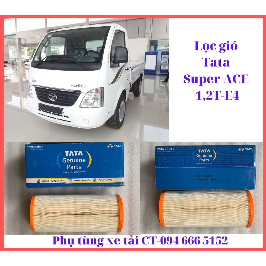 Lọc nhớt/lọc gió/lọc nhiên liệu Tata Super Ace E4-Chính hãng