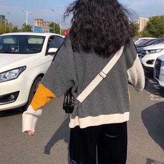 Áo Len Phối màu Ulzzang