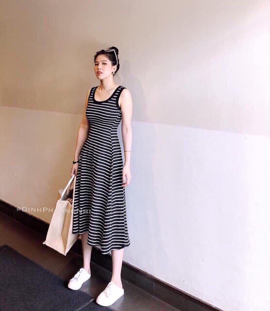 Đầm thun suông maxi kèm hình thật | BigBuy360 - bigbuy360.vn