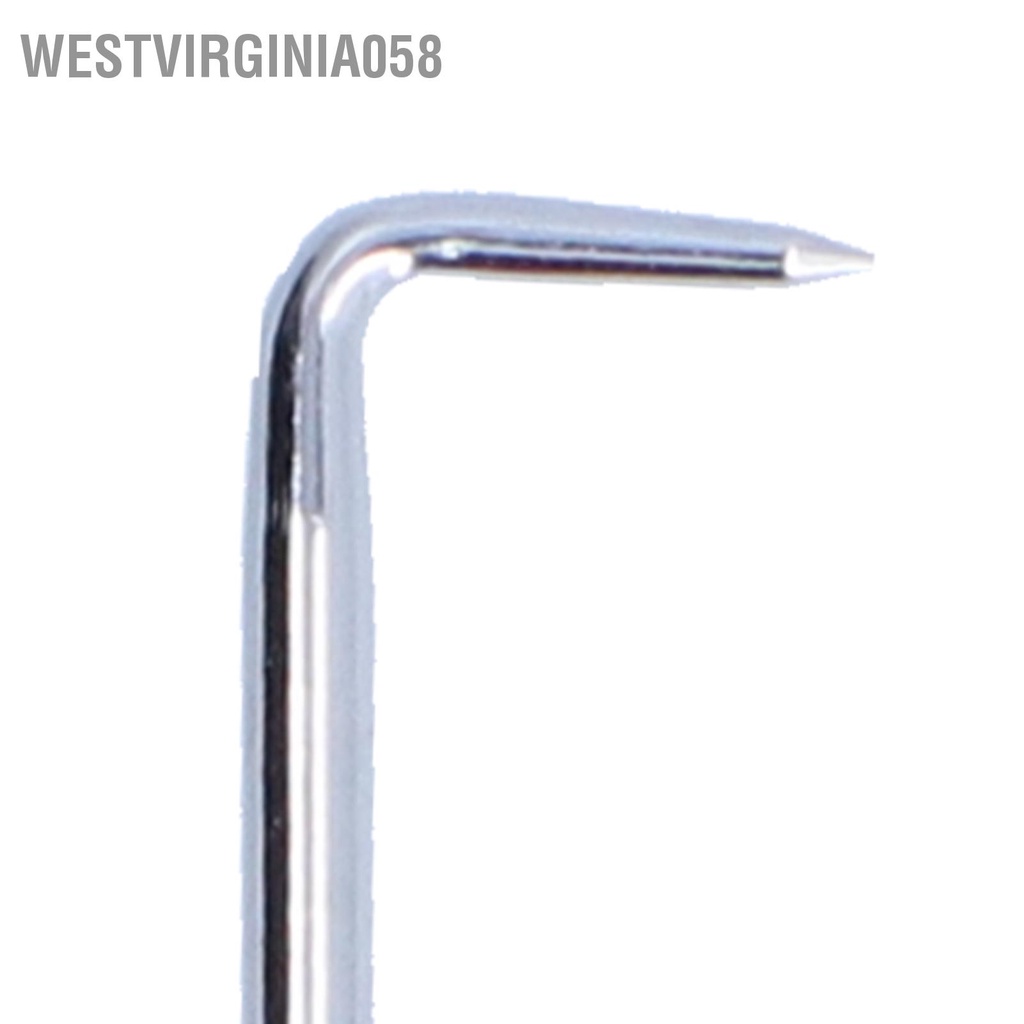 Westvirginia058 4 cái Pick Hook Set Chính xác Ô tô Vòng đệm Dầu Con dấu Gioăng Miếng Kéo Remover 155mm