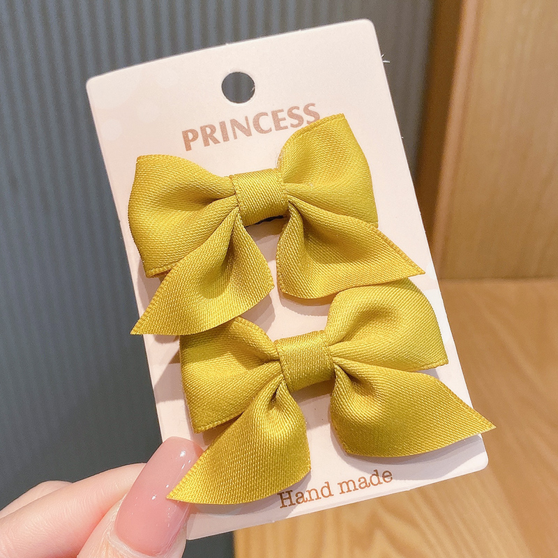 Kẹp tóc hình nơ xinh xắn nhiều màu sắc phong cách Hàn Quốc