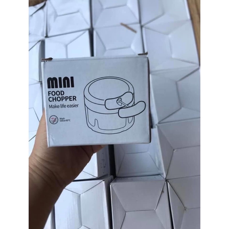 DỤNG CỤ XAY TỎI ỚT CẦM TAY MINI