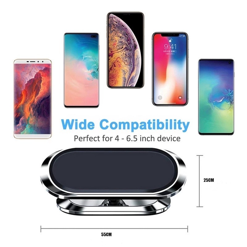Giá Đỡ Điện Thoại Từ Tính Xoay 360 Độ Linh Hoạt Gắn Điều Hòa Xe Hơi