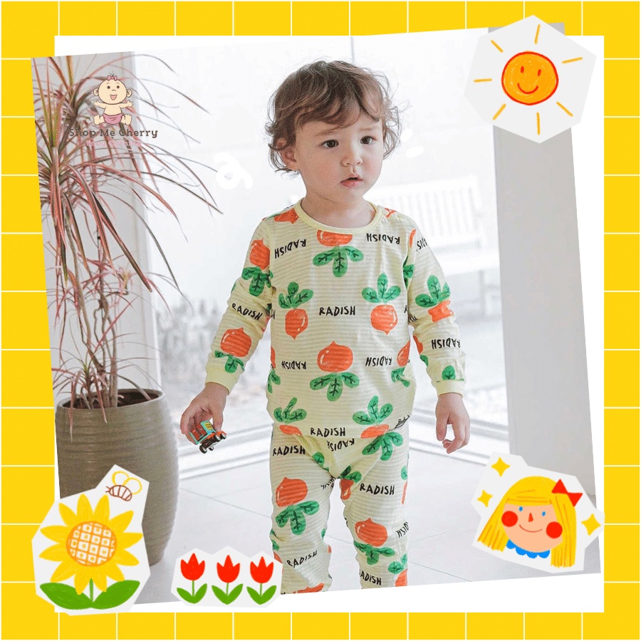 BỘ DÀI TAY CAO CẤP BÉ TRAI CỦA HÃNG CORDII, CHẤT COTTON GIẤY ORGANIC, MẪU CỦ CẢI