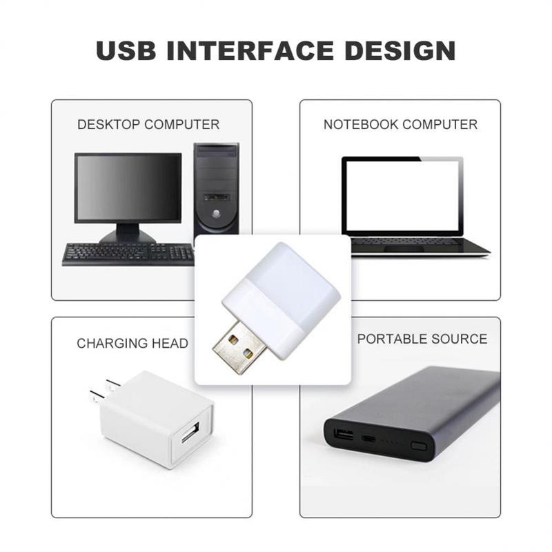 Đèn LED Đọc Sách Bảo Vệ Mắt 5V Mini Siêu Sáng Gắn Tường Tiện Dụng Cho Laptop Notebook Mobile