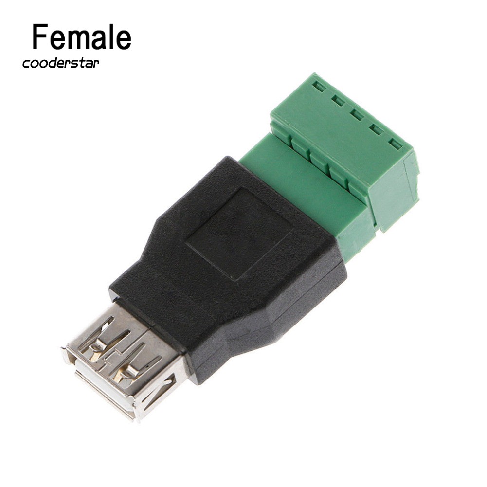 Đầu Nối Usb 2.0 Type A Cái / Male Sang 5p
