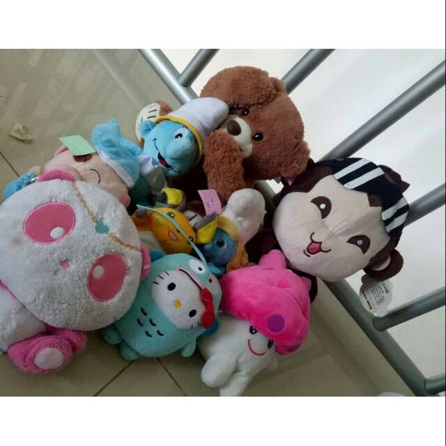 Gấu bông khỉ kitty nắm