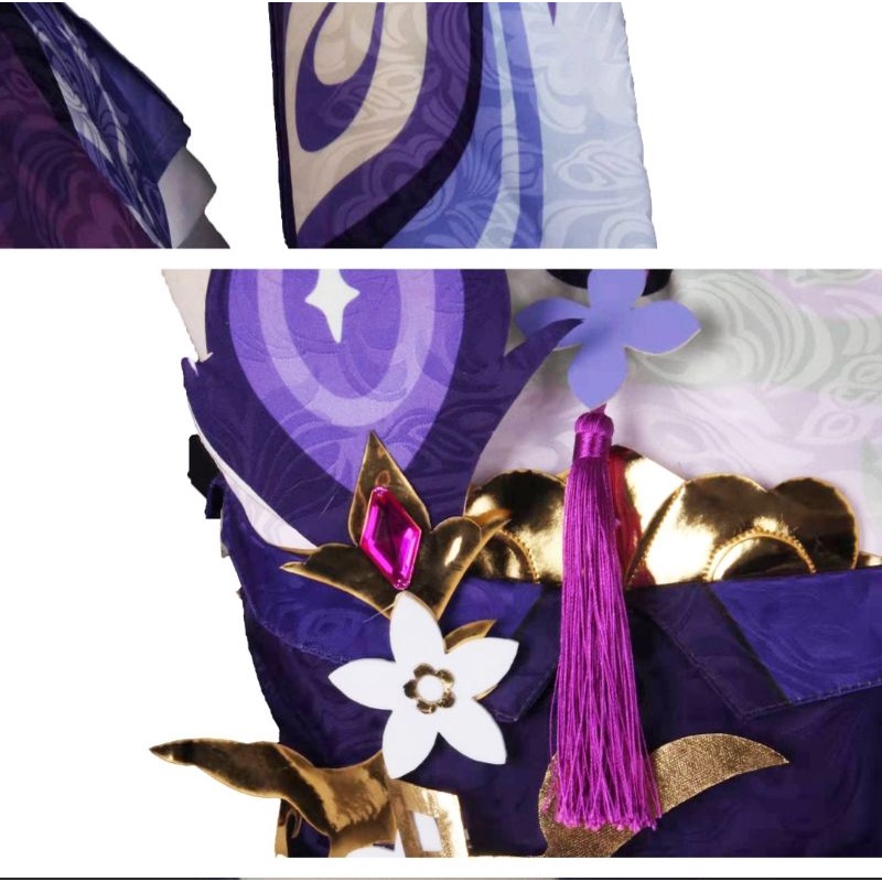 [O] Costume wig Keqing - Genshin Impact [Miu Cosplay] | BigBuy360 - bigbuy360.vn