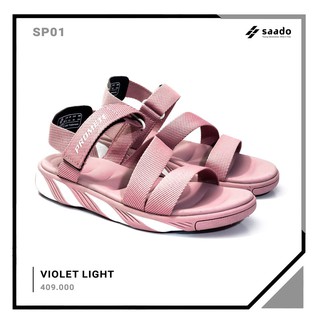Giày Sandal Saado 💖 FREESHIP 💖Sandal Nữ SP01 - ÁNH SÁNG VIOLET