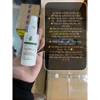 Xịt bưởi bạc hà kích mọc tóc