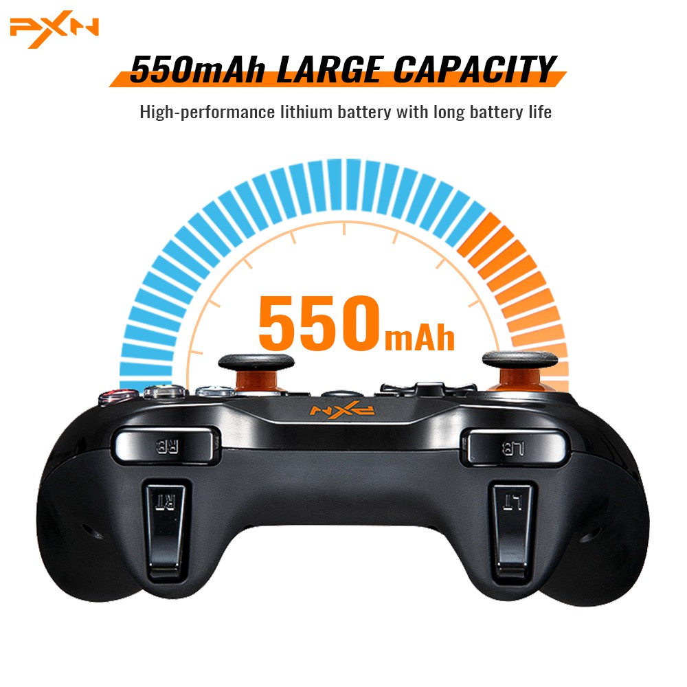 Tay cầm chơi game không dây PXN 9613 Black Bluetooth form XBOX dành cho PC / Android /