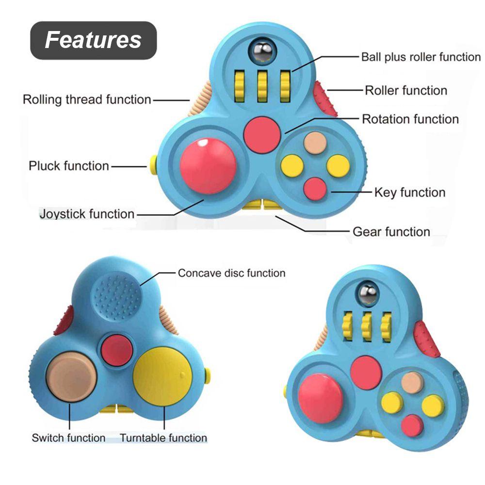 Đồ Chơi Khối Rubik Hình Tam Giác Nhiều Màu Sắc Giúp Giảm Căng Thẳng